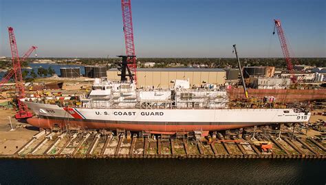 Construction begins on new Coast Guard offshore patrol cutter.